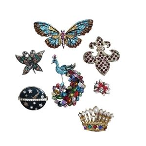 Brooch grab bag #3 colorful